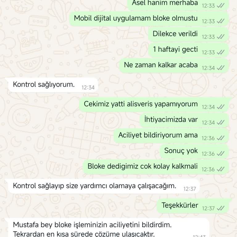 Messt Uygulamasında Bloke Sorunu ve Çözüm Bekleyişi