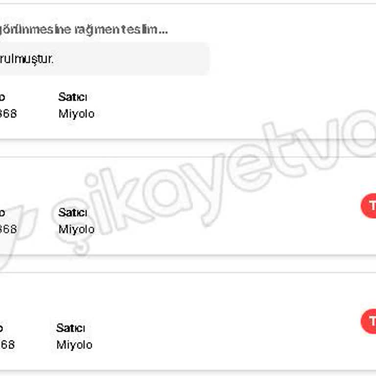 Eksik Ürün ve İlgisiz Müşteri Hizmetleri Mağduriyeti