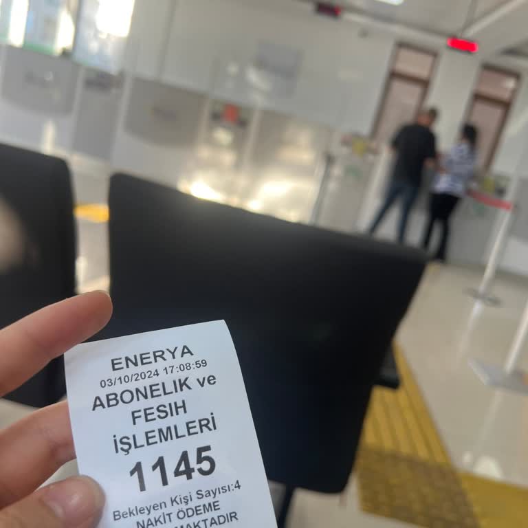 Enerya Aksaray Şubesinde Uzun Bekleme Süresi