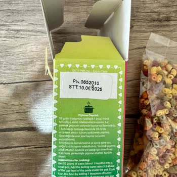 Çocuklar için alınan makarnada güve şoku