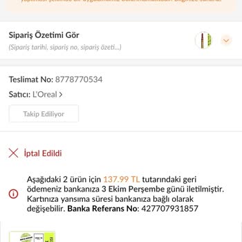 İndirimli Ürün Sipariş İptali Şaşkınlığı