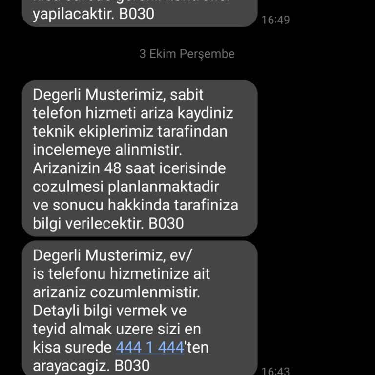 Türk Telekom'dan Alakasız Aramalar ve Ulaşılamayan Destek
