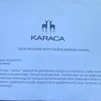 Karaca Pantolonun Renk Solması ve İlgisiz Müşteri Hizmetleri