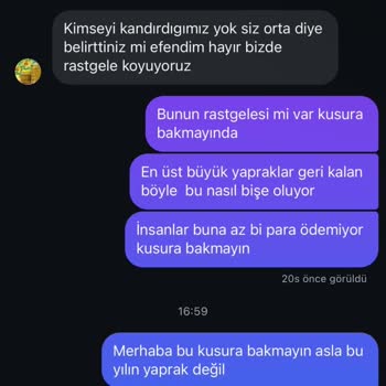 Tokat.yapraklezzeti Eski ve Çürümüş Yaprak Gönderiyor