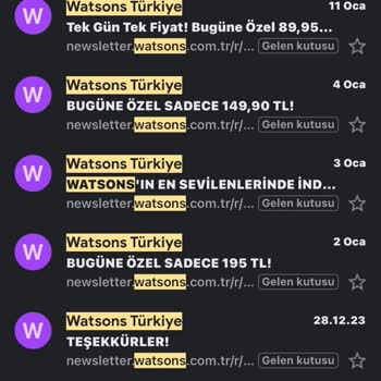 Watsons uygulaması şifre sorunuyla alışveriş engeli