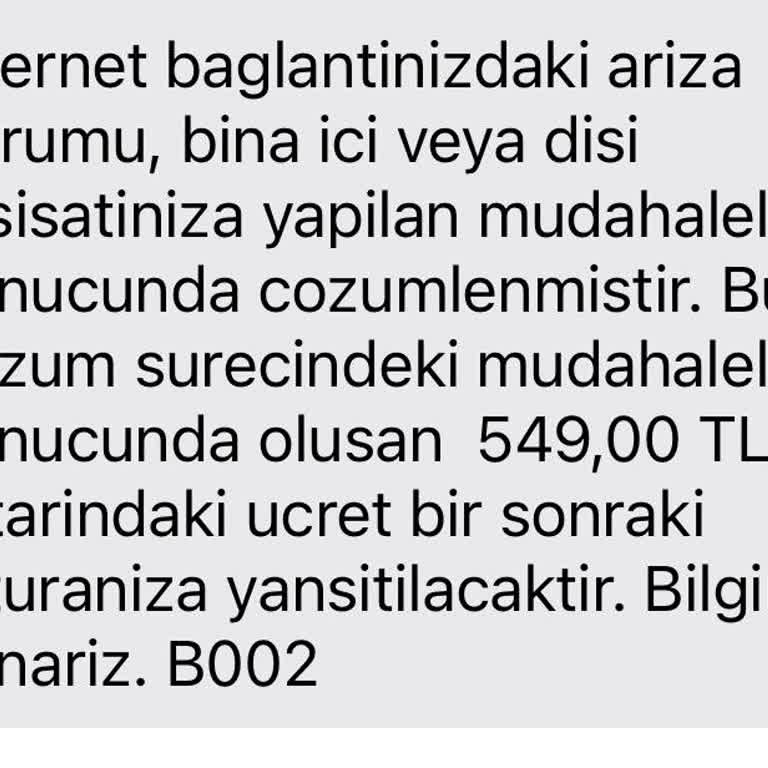 Yanlış Bağlantı Mağduriyeti