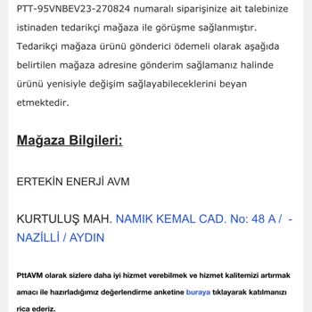 Defolu Ürün ve Müşteri Hizmetlerinde Hayal Kırıklığı