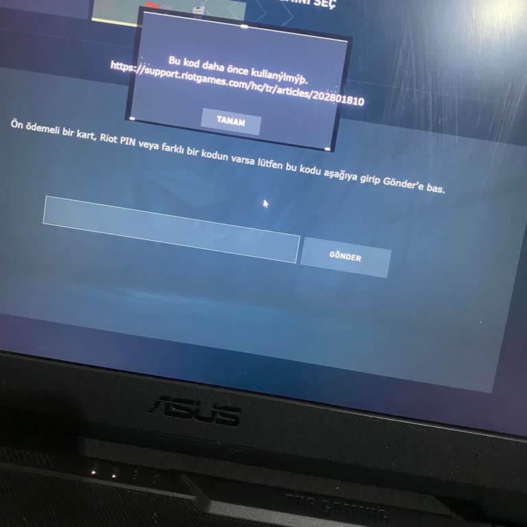 Kullanılmış Kod Mağduriyeti ve Destek Ekibinin Yavaşlığı