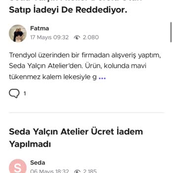 Trendyol'dan Kusurlu Ürün ve İade Sürecinde Yaşanan Hayal Kırıklığı