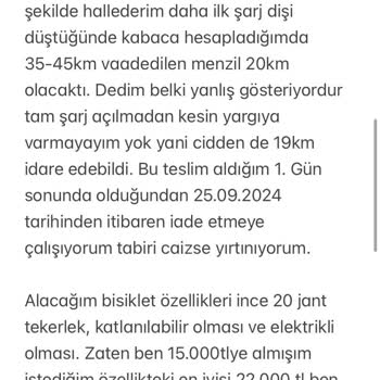 Elektrikli Bisiklet Kabusu: İade Sürecinde Sıkıştım!