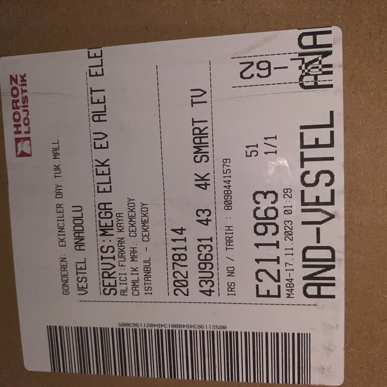 Vestel Televizyon Sürekli Donuyor ve Kapanıyor