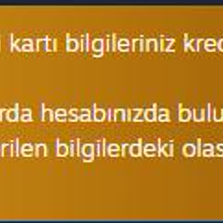 Tosla Kart ile Online Alışveriş Sorunu