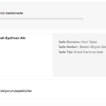 İade Sürecinde İletişim Sorunu