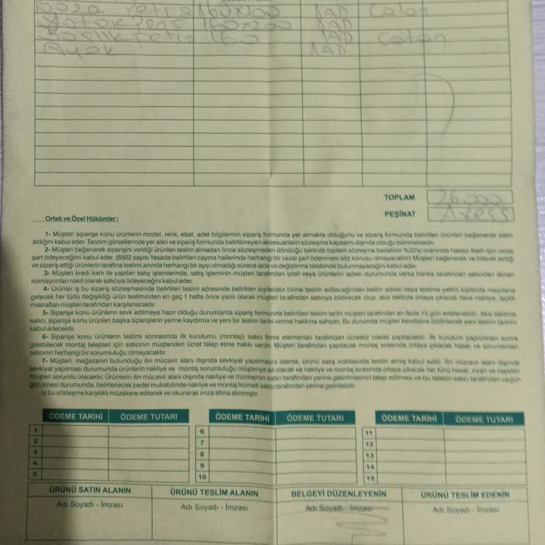 Geciken Teslimat ve İletişim Sorunları