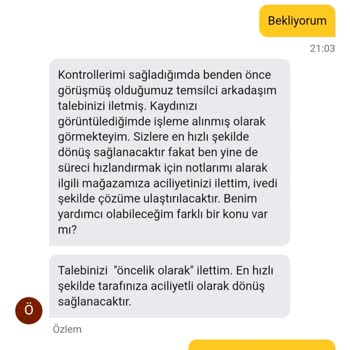 Teslim Edilmeyen Sipariş ve İade Sorunu