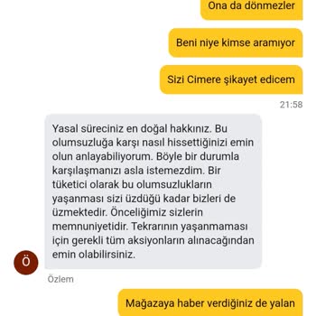 Teslim Edilmeyen Sipariş ve İade Sorunu