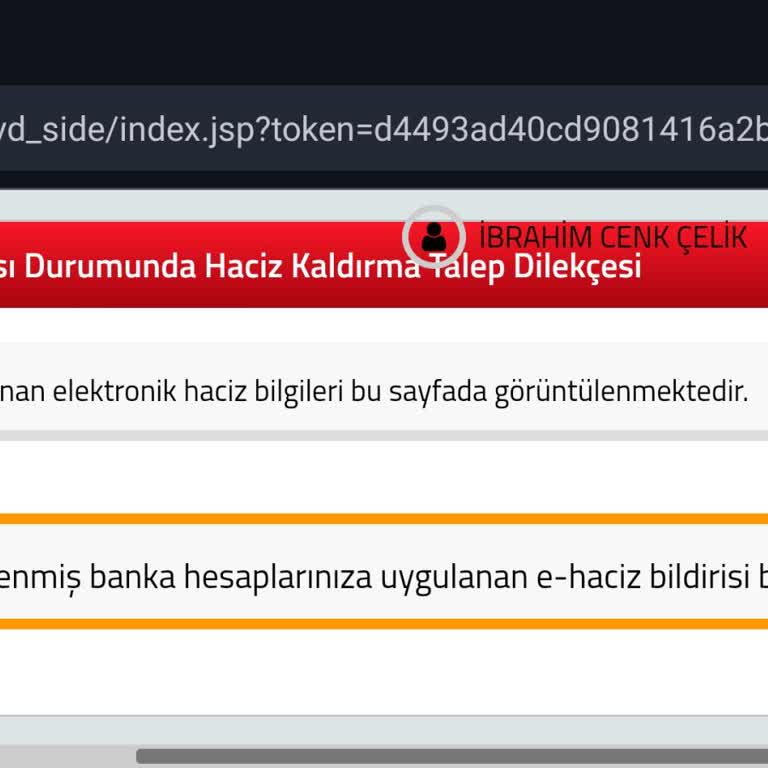 Yanlış E-Haciz Uyarısı Sorunu