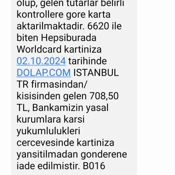 Dolap Uygulamasında Para İadesi Sorunu