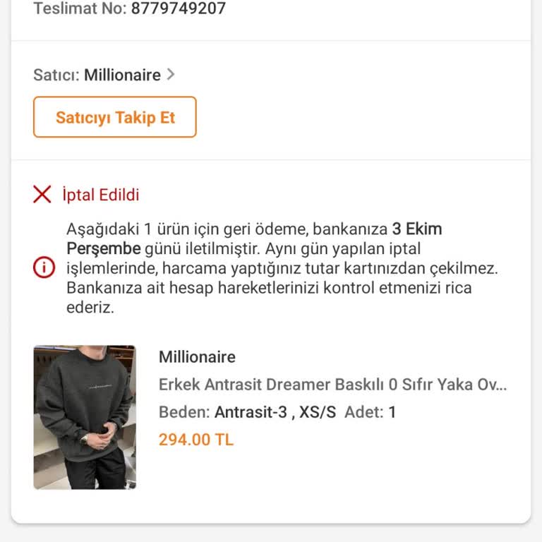 İade Edilmeyen Para: Trendyol Alışverişinde Sorun