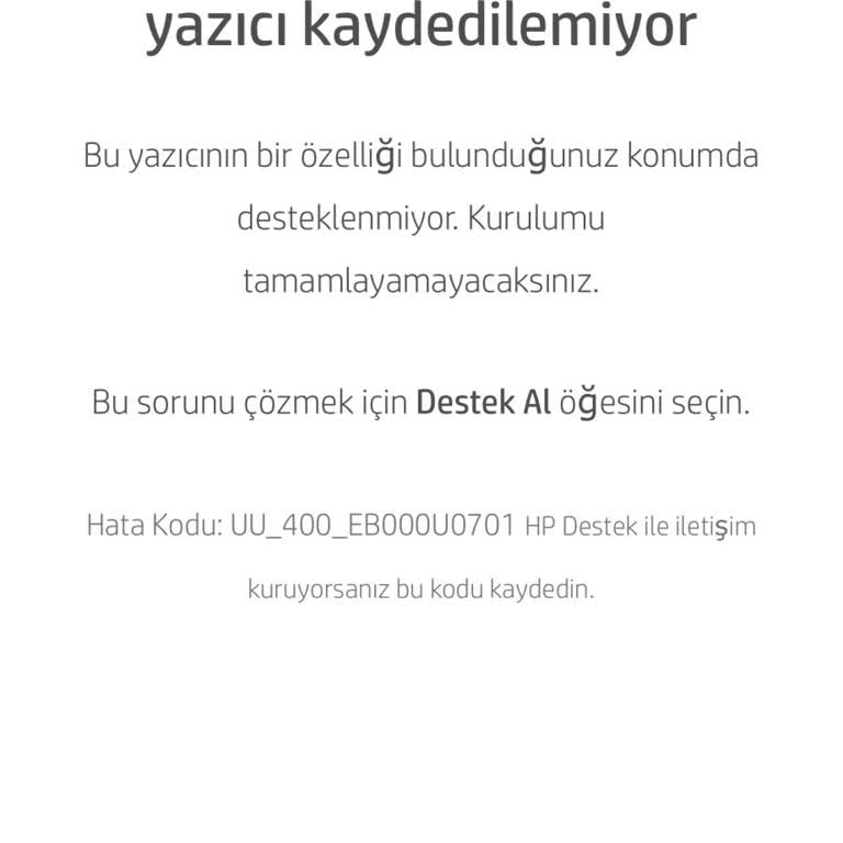 HP Deskjet 2800 Kurulum Sorunu