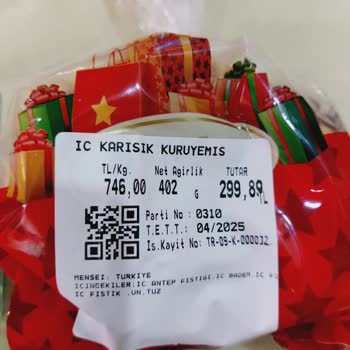 Lüks Kuruyemişte Beklenmedik İçerik