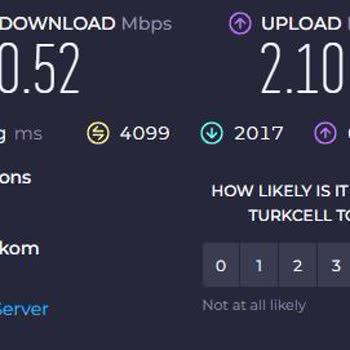 Turkcell İnternet Hızında Büyük Düşüş