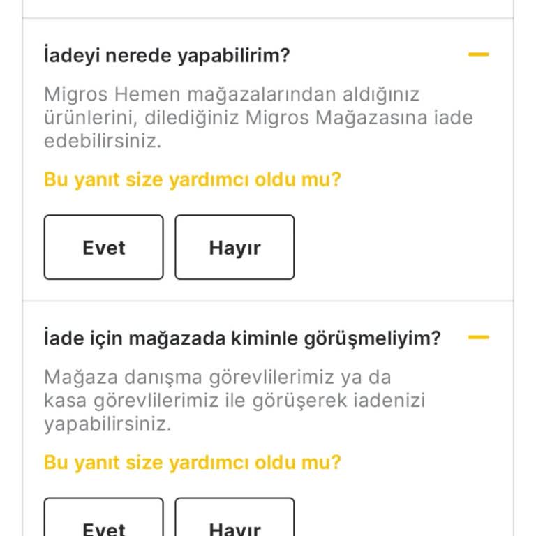 Migros Hemen İade Sorunu: Yanlış Bilgi ve Mağduriyet