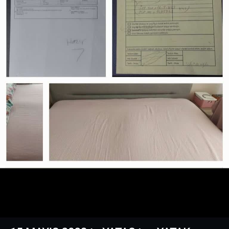 Yataş'tan Alınan Yatak Kullanılmadan Çöktü, Değişim Talebi