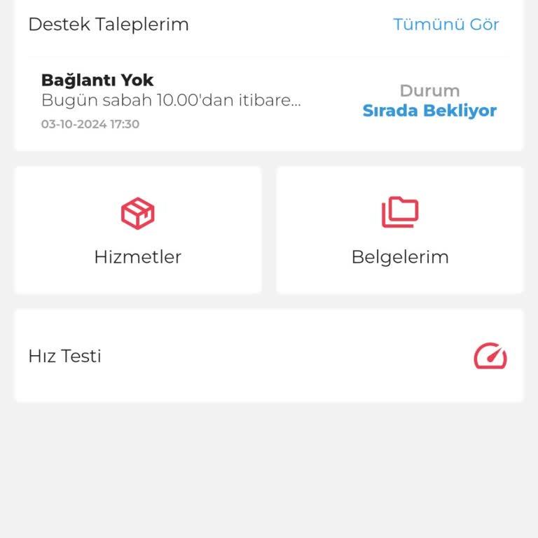 İnternet Bağlantı Sorunu ve Yetersiz Destek
