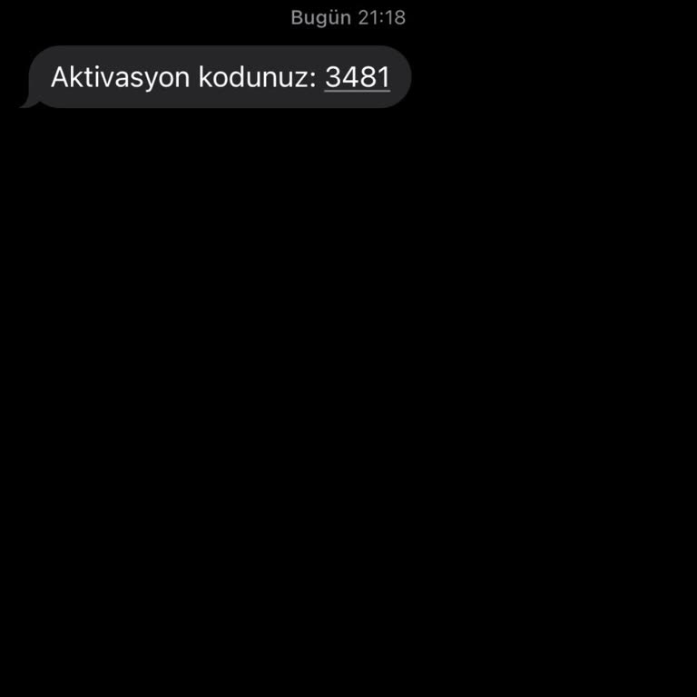 Bilinmeyen Aktivasyon Kodlarıyla Hesap Güvenliği Tehlikede