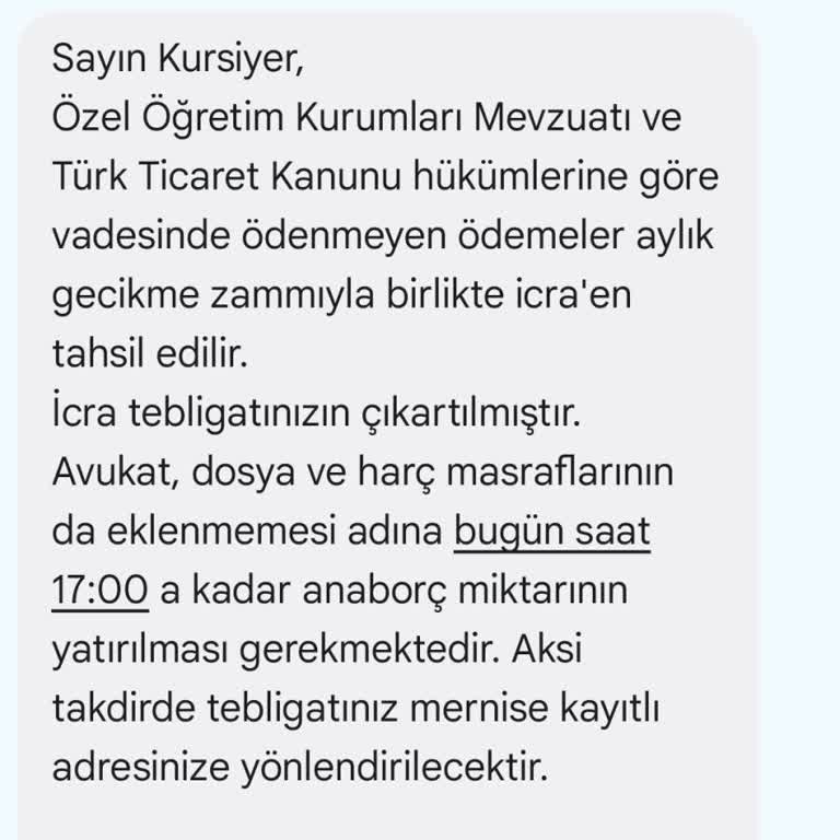 Turuncu Akademi'den Bilgim Dışında İcra Tehdidi