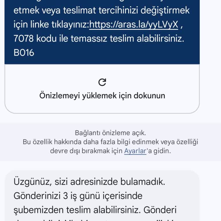 Yanlış Teslimat Adresi ve İletişim Eksikliği