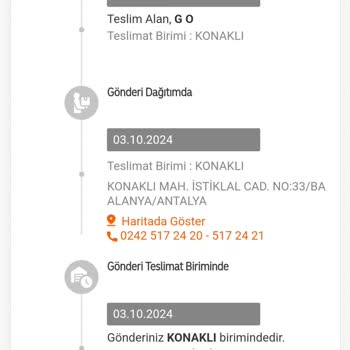 Yanlış Teslimat ve Yanıltıcı Bilgilendirme Sorunu