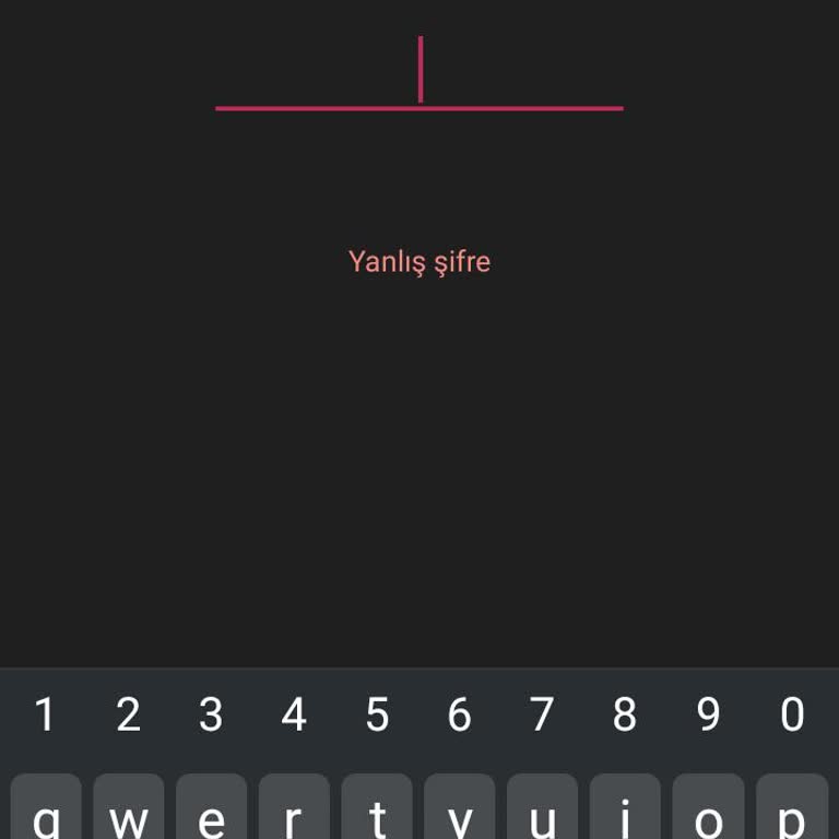 Şifreyi Unuttuğum İçin Uygulama Kilitlendi