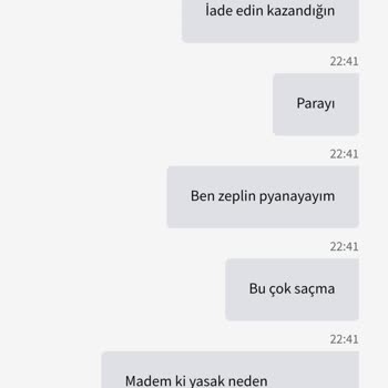 Kazandığım Paranın Gönderilmemesi