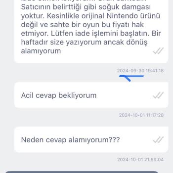 Zebramo'da Sahte Ürün ve İlgisiz Müşteri Hizmetleri Sorunu