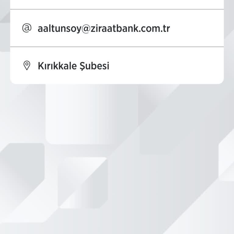 Ziraat Bankası'nda Müşteri Temsilcisi Sorunu