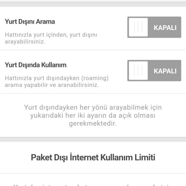 Yurt Dışı Ücretlendirmesi Hakkında Acil Çözüm Bekleyen Müşteri