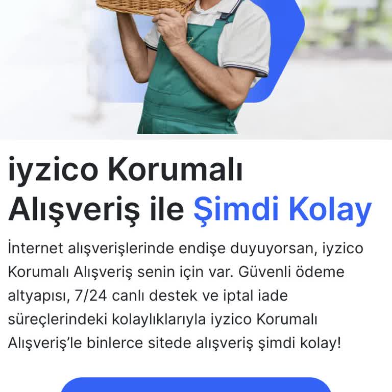 İyzico Korumalı Alışverişte Hayal Kırıklığı