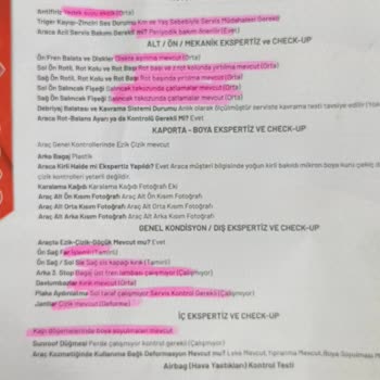 Otorapor Ekspertiz Raporunda Hatalar Ve İletişim Eksikliği