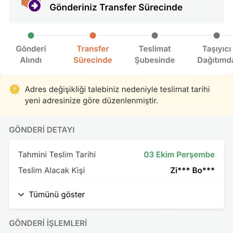 Kargo Teslimatında Barkod Hatası Mağduriyeti