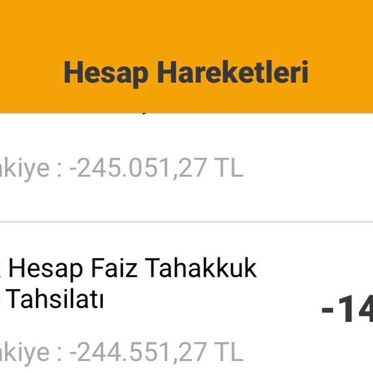 Ek Hesap Faiz Hatası ve İade Talebi