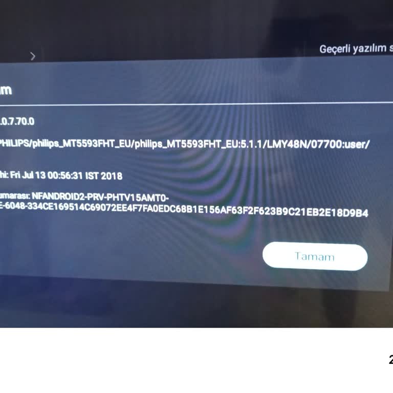 Philips Android TV Güncelleme Sonrası Google Hesabı Sorunu