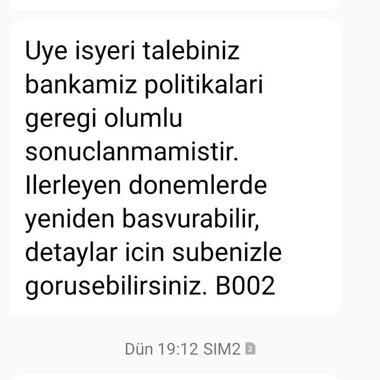 Garanti Bankası'ndan Sebepsiz POS Reddi