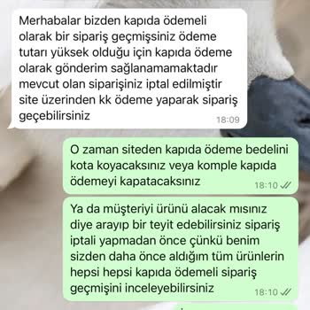 Kapıda Ödeme Sorunu ve İletişim Eksikliği
