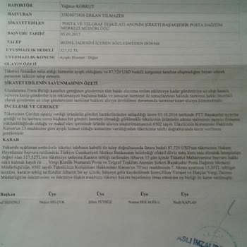 PTT Kargo'da Kayıp Gönderi ve İletişim Sorunu