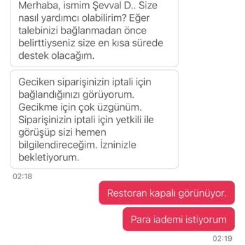 Gece Yarısı Siparişim Gelmedi, Para İademi İstiyorum!