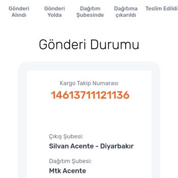 Sipariş Verildi Gösterilen Ürün Kargoya Verilmedi!