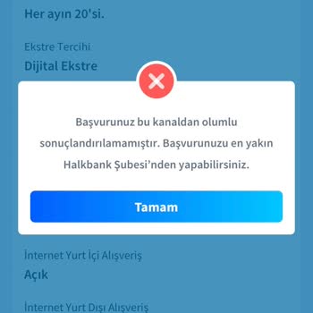 Halkbank Kredi Kartı Başvurum Neden Reddedildi?