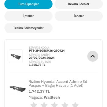 Eksik Ürün Teslimatı: 3D Paspas Nerede?